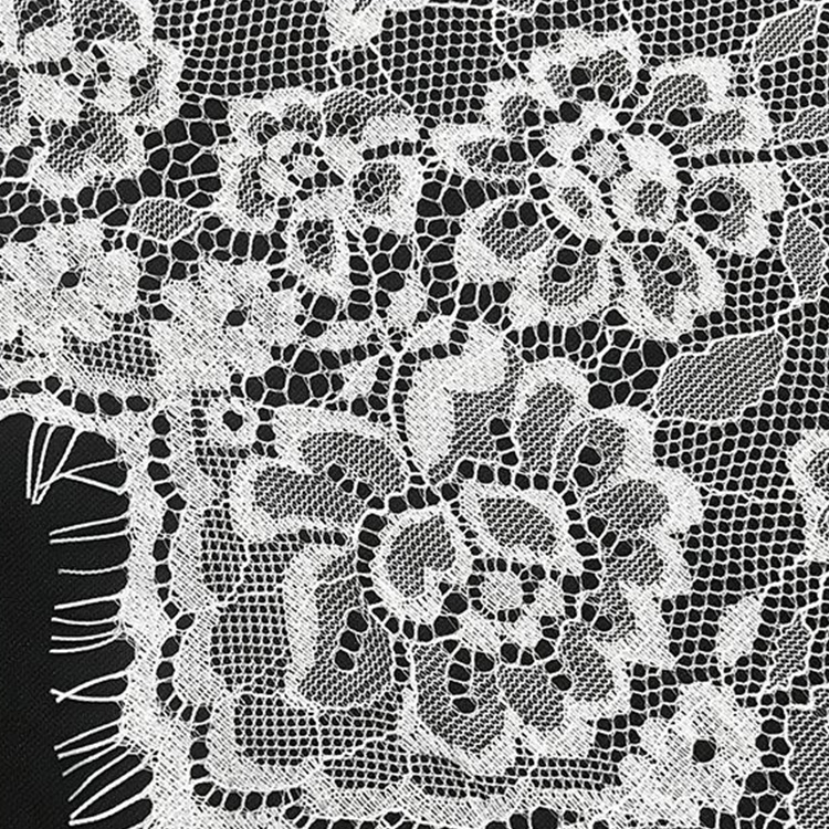 Lace Fabric Dress Eyelash Polyester for Women's Wear Wholesale Supplie 23